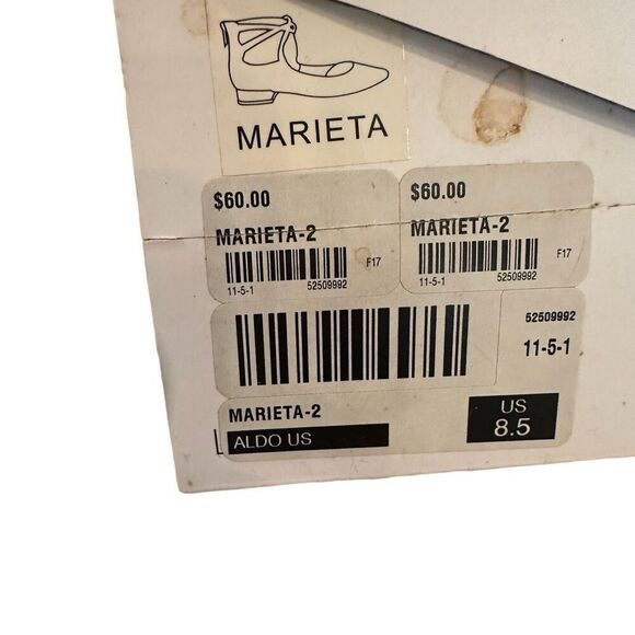 Aldo Marieta navy and gold ballet flats- size 8.5 - Picture 5 of 7